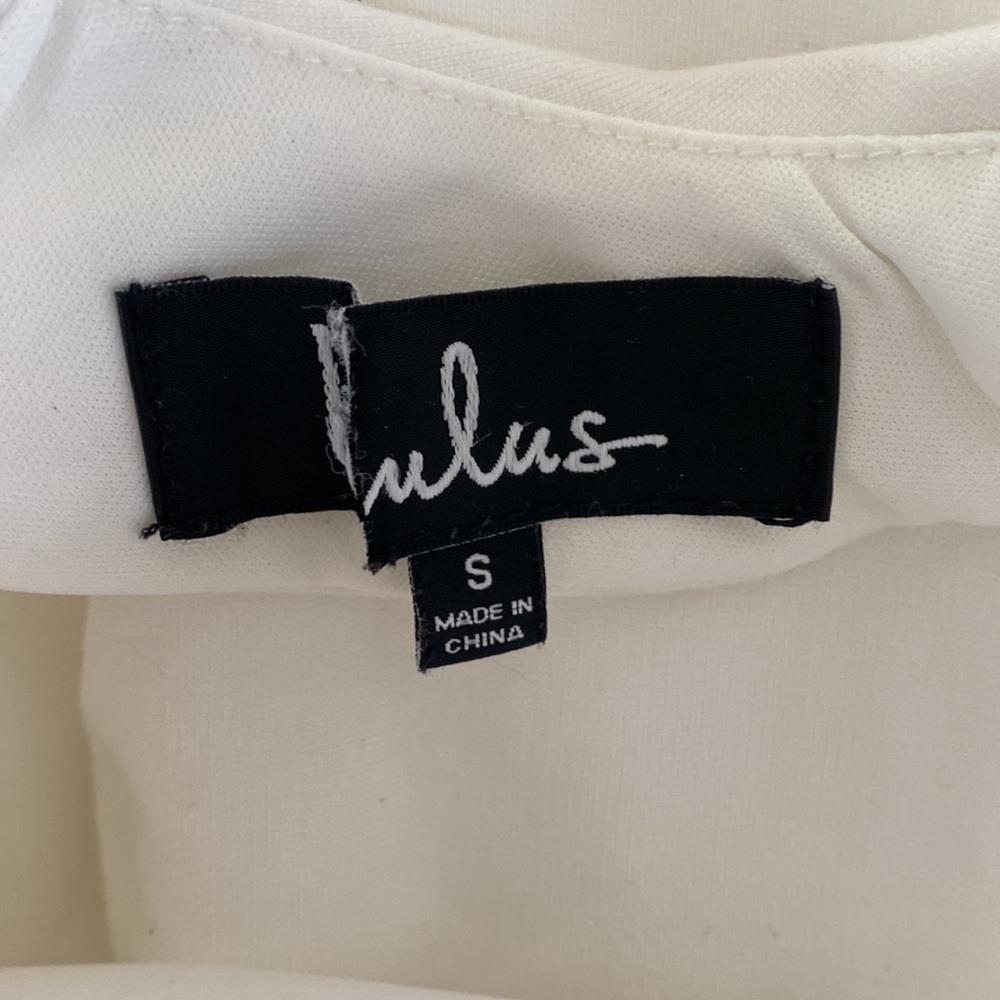 Lulu’s S Cutout and About White Skater Dress - Picture 3 of 14
